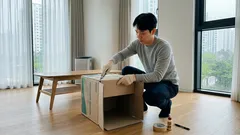 무늬 박스가 거슬릴 때, 옆면 한 줄만 열어 5분 만에 무지 박스로 바꾸는 법