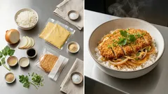 바삭한 비건 돈가스에 촉촉한 ‘식물성 에그’—집에서 만드는 한 그릇 비건 가츠동